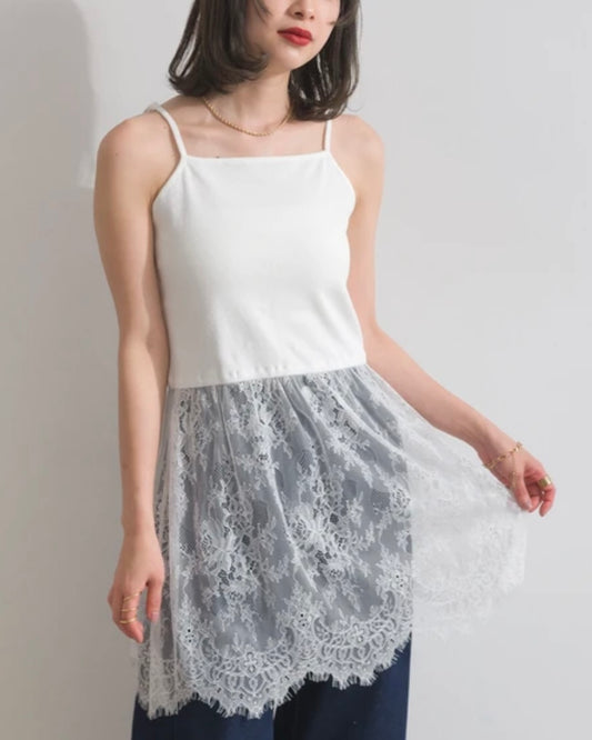 Opal lace camisole