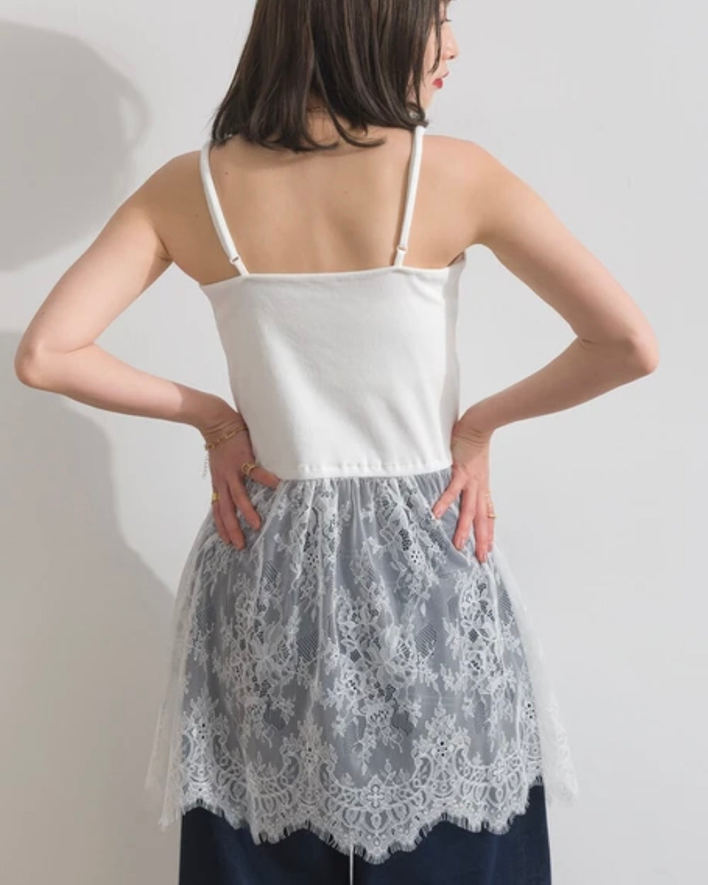 Opal lace camisole