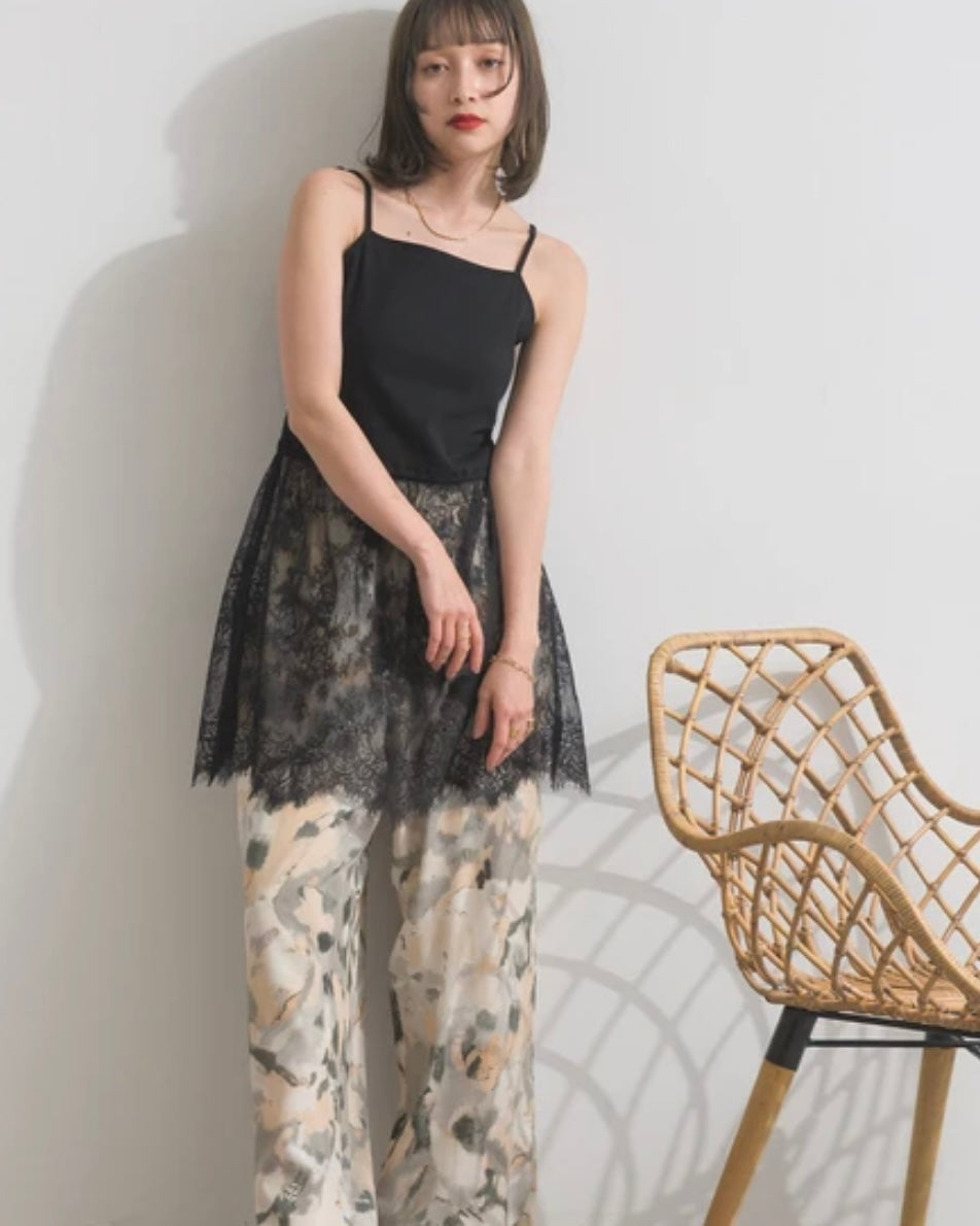 Opal lace camisole