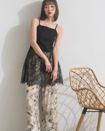 Opal lace camisole