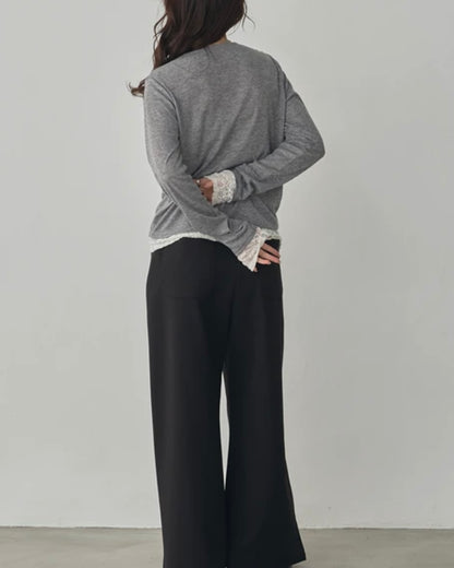 Murmur top/假兩件