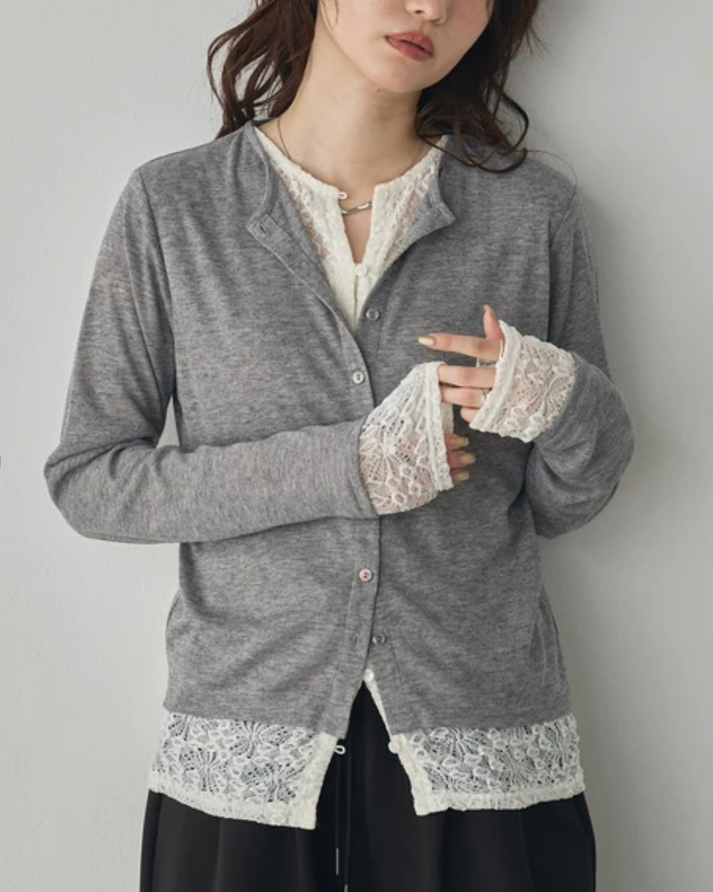 Murmur top/假兩件