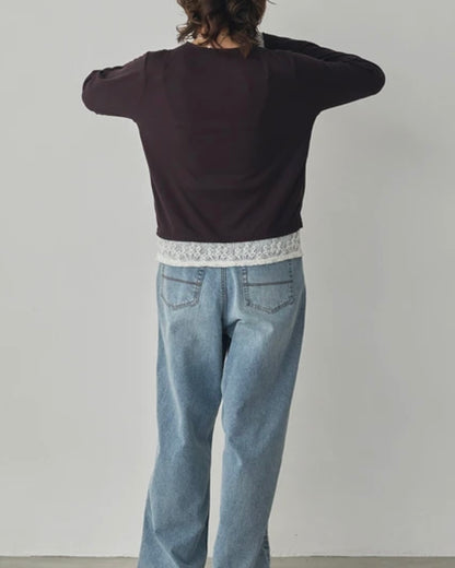 Murmur top/假兩件