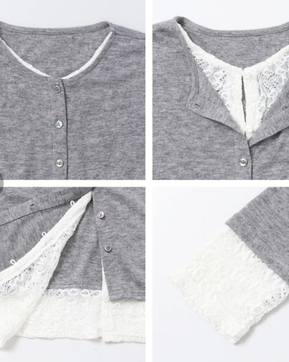 Murmur top/假兩件