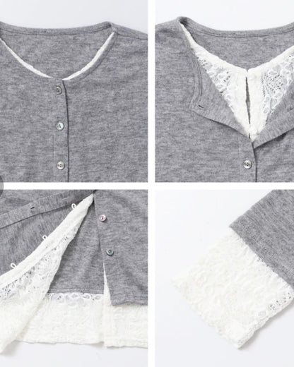 Murmur top/假兩件