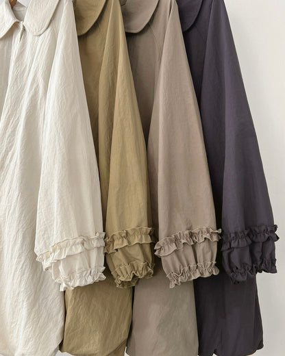 Ruffle balloon jacket