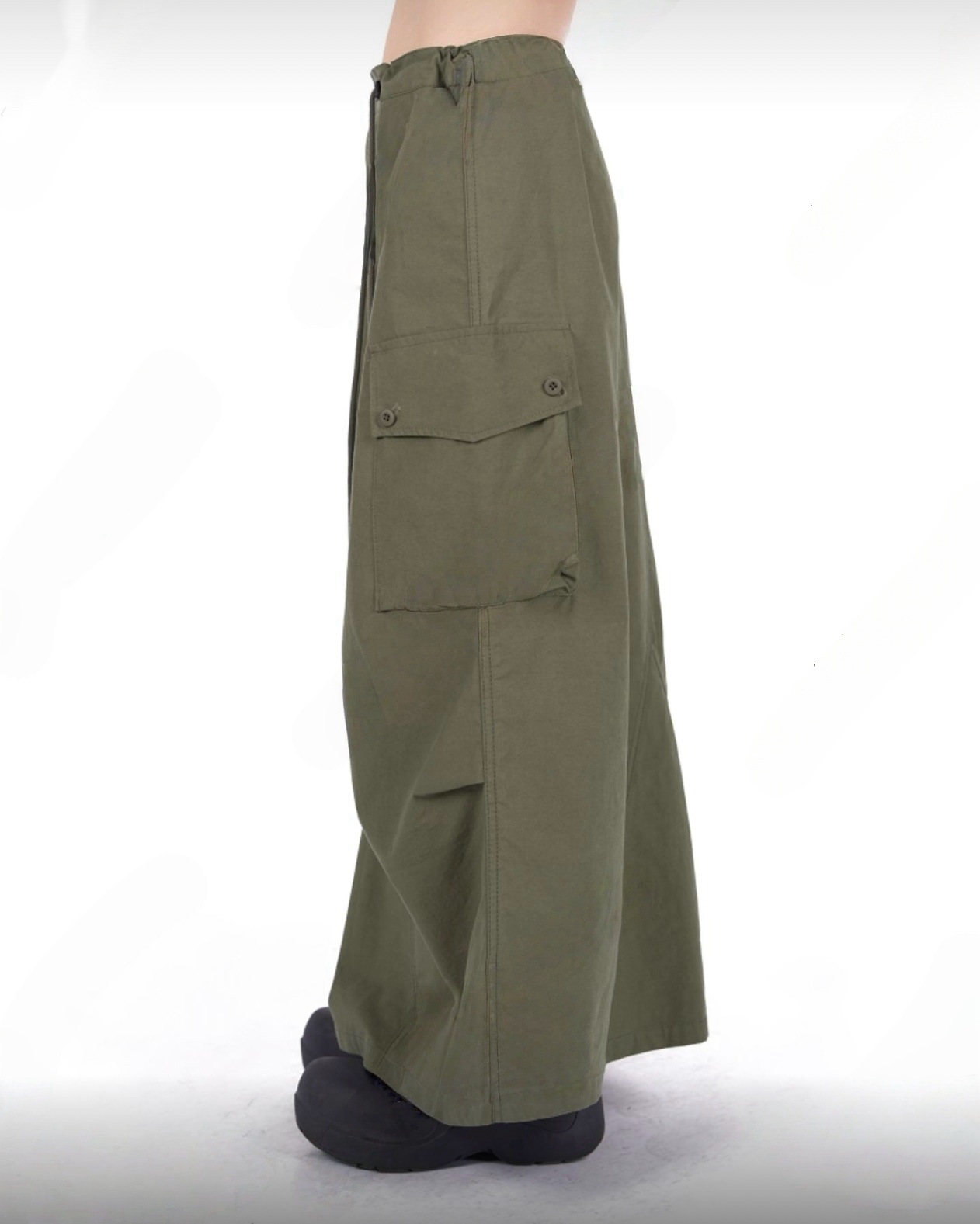pocket工裝長裙
