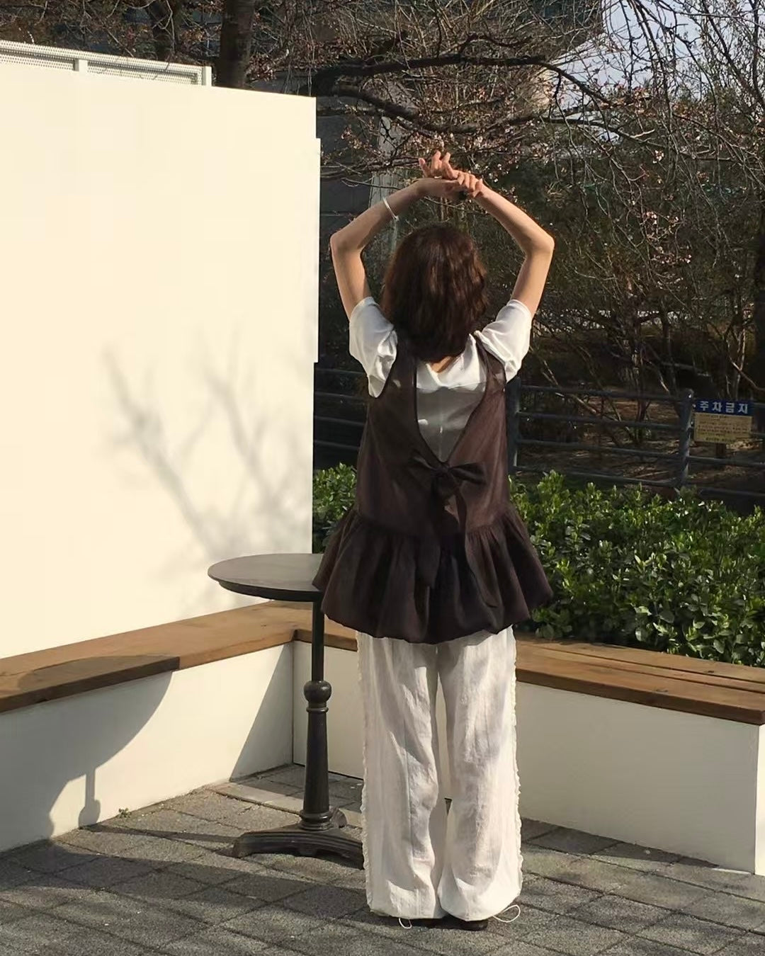 🎃Pumpkin ribbon vest