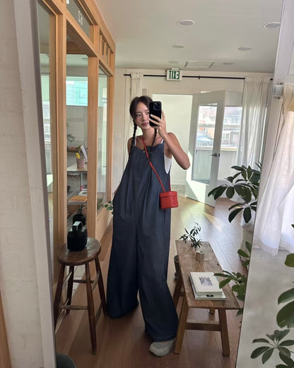 2way不對稱連身褲