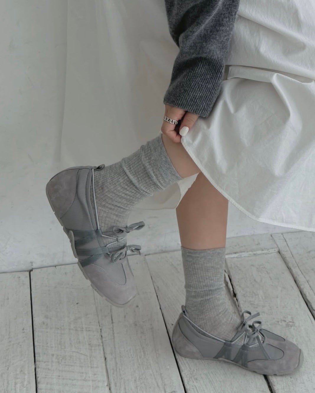 double ribbon shoes🪽