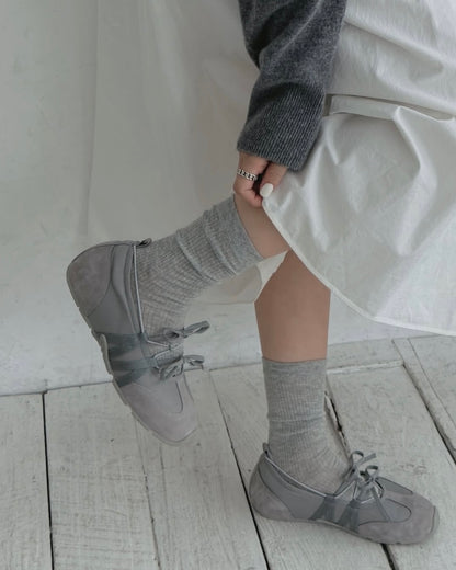 double ribbon shoes🪽