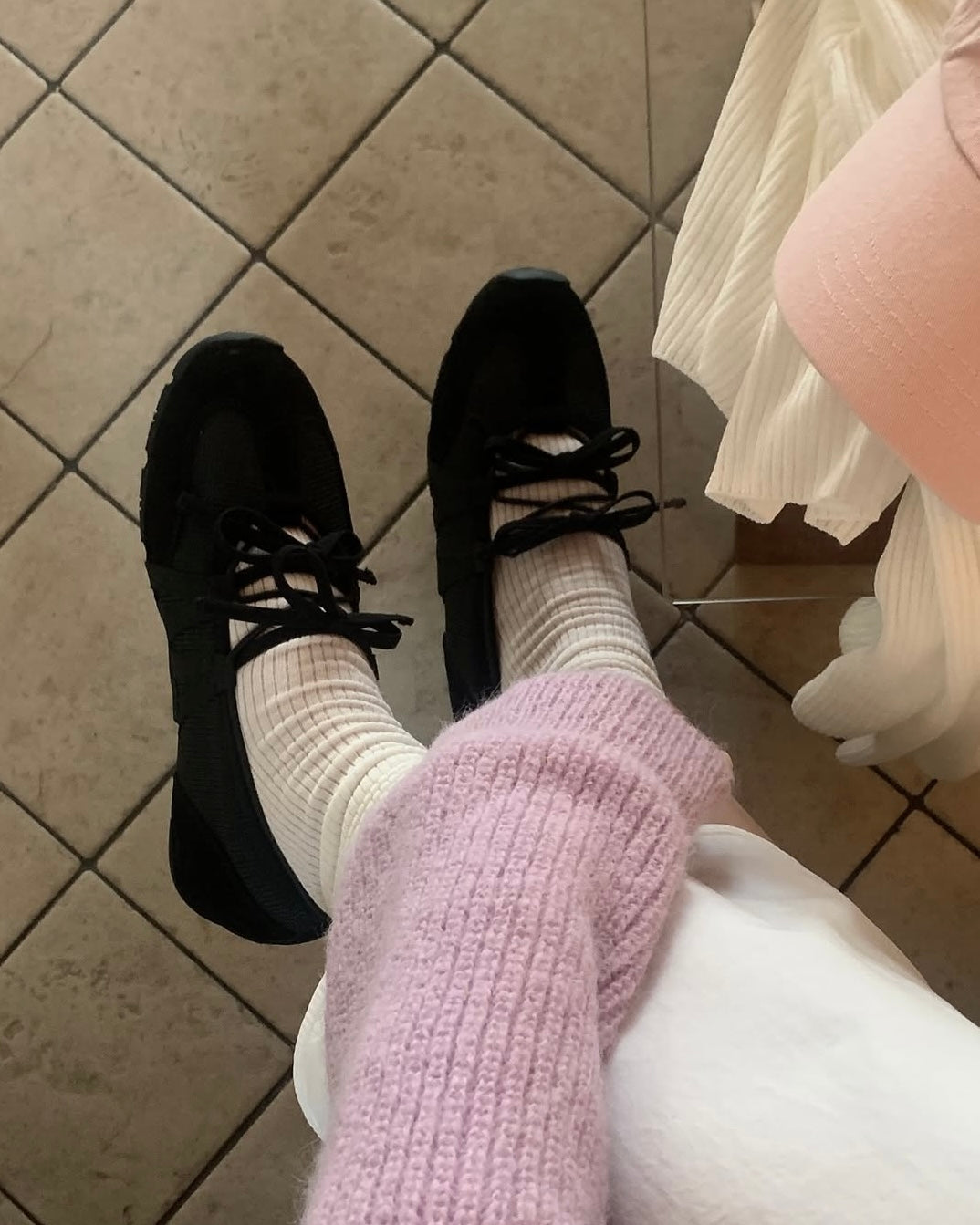 double ribbon shoes🪽