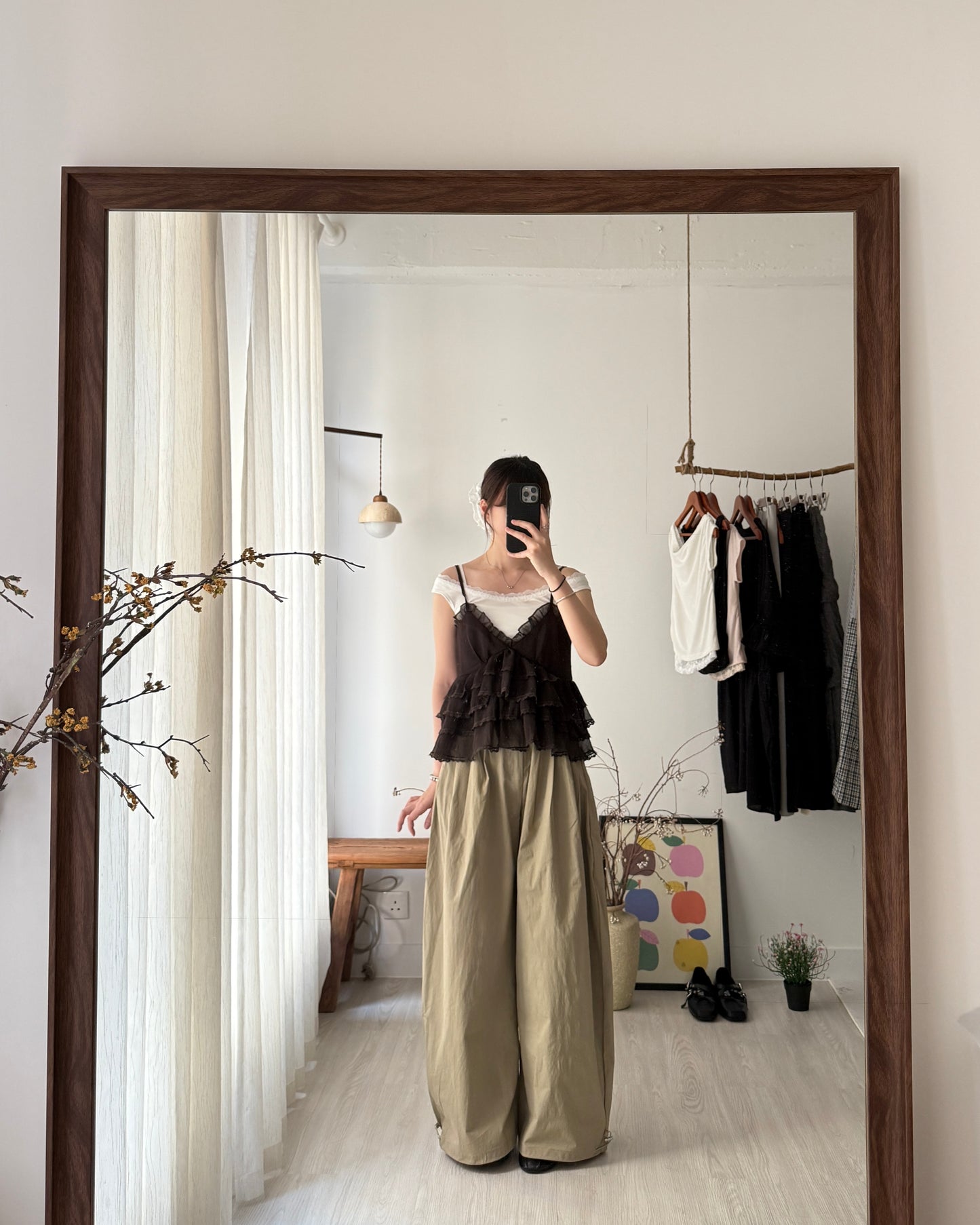 Smoothie camisole(with scarf)