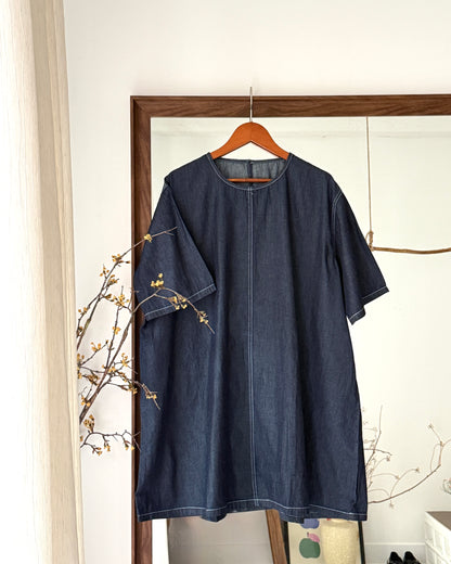 Denim-look A-Line tee