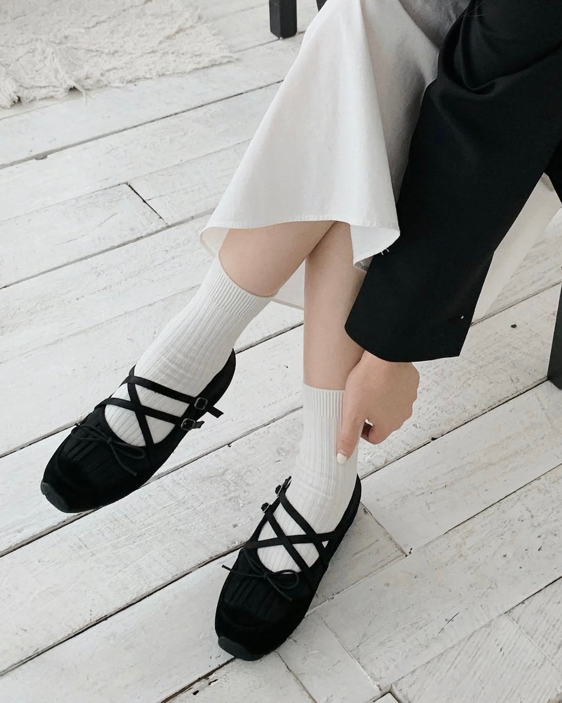 Tassel Ribbon Shoes