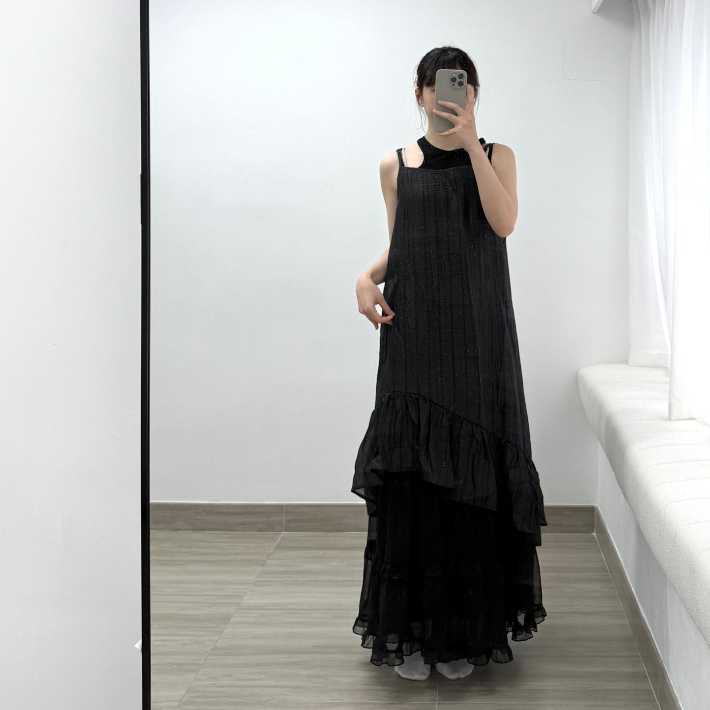 斜斜直紋長layer