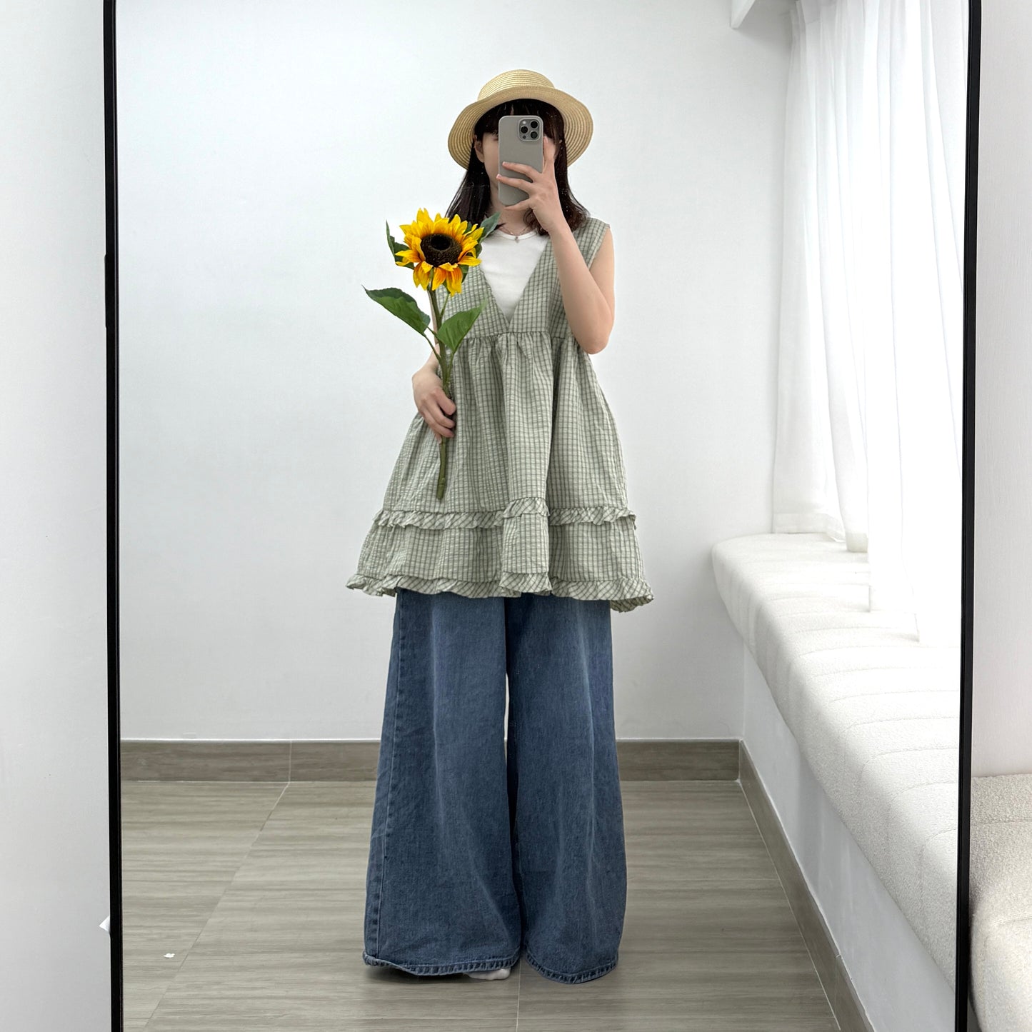 🌻2way sunflower vest