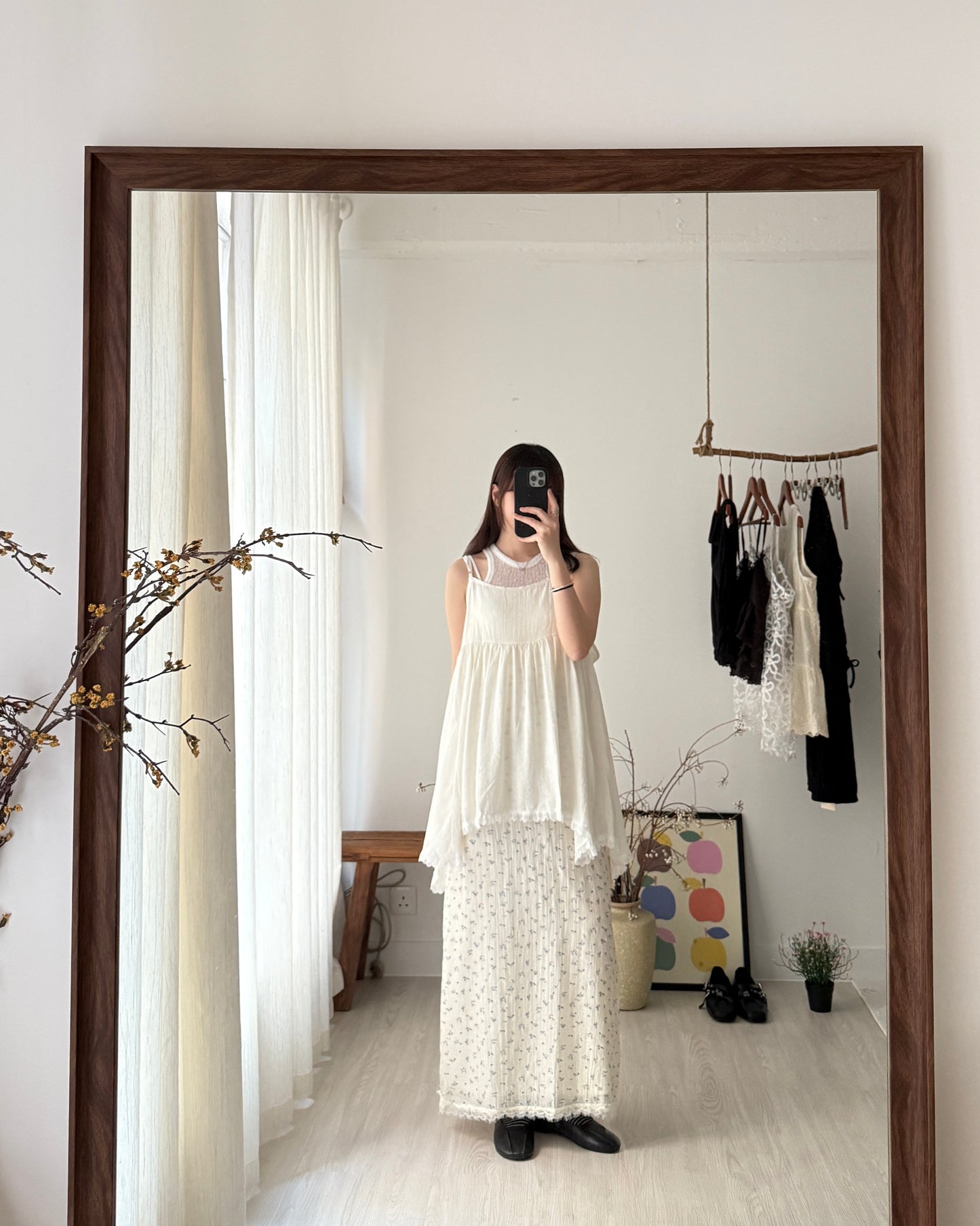Casual Dress Flower Wrap
