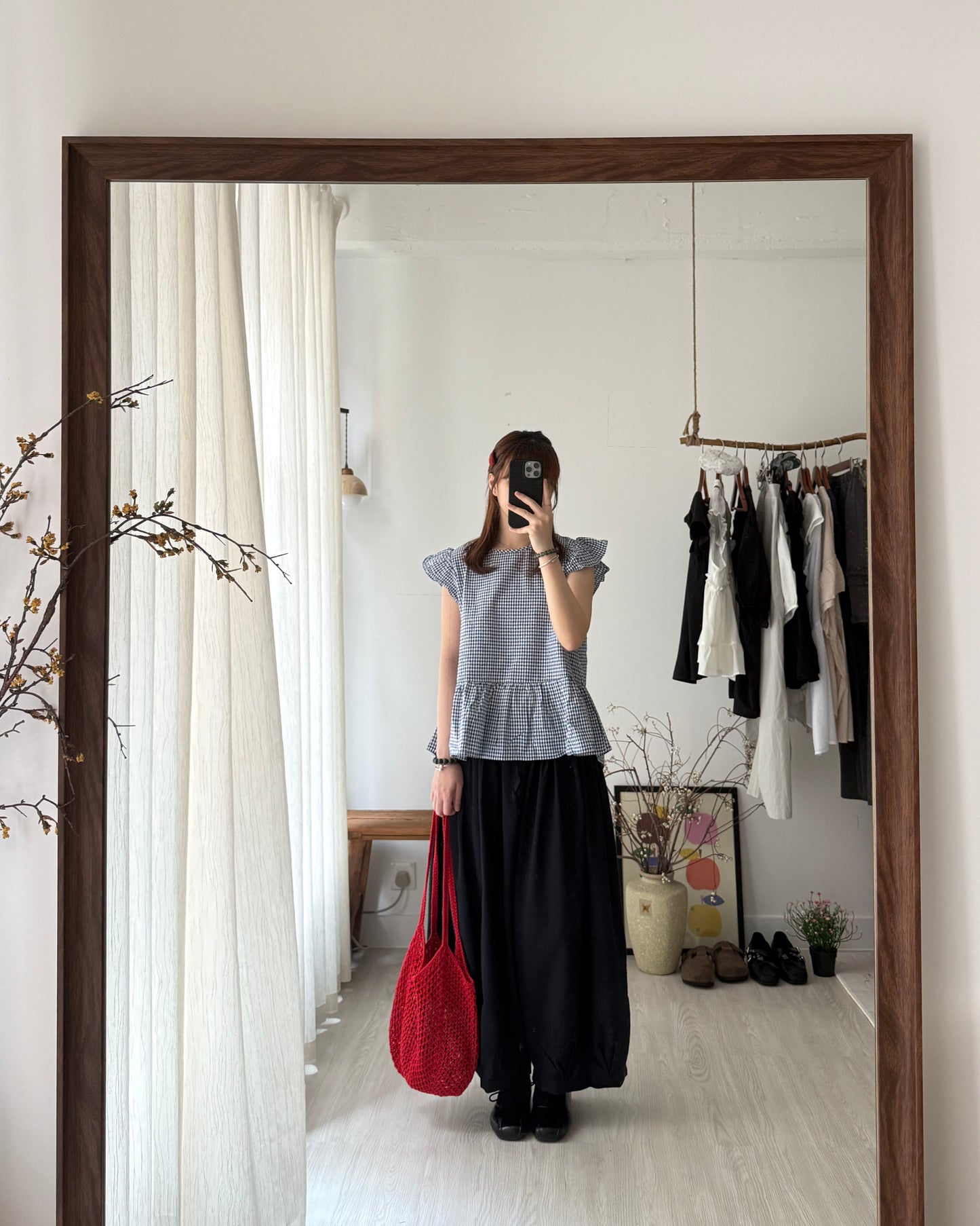 Flutter sleeve top