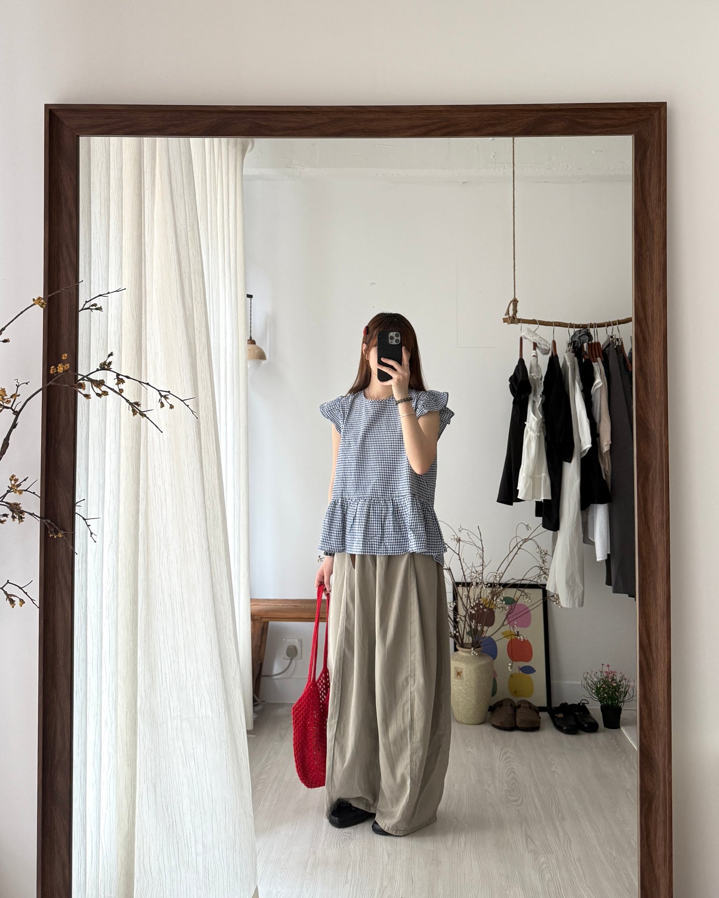 Flutter sleeve top