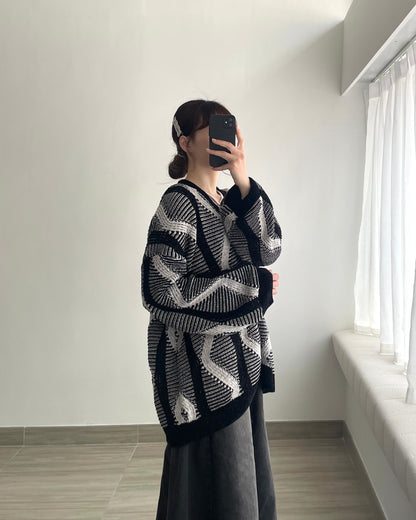 不規則紋外套♾️