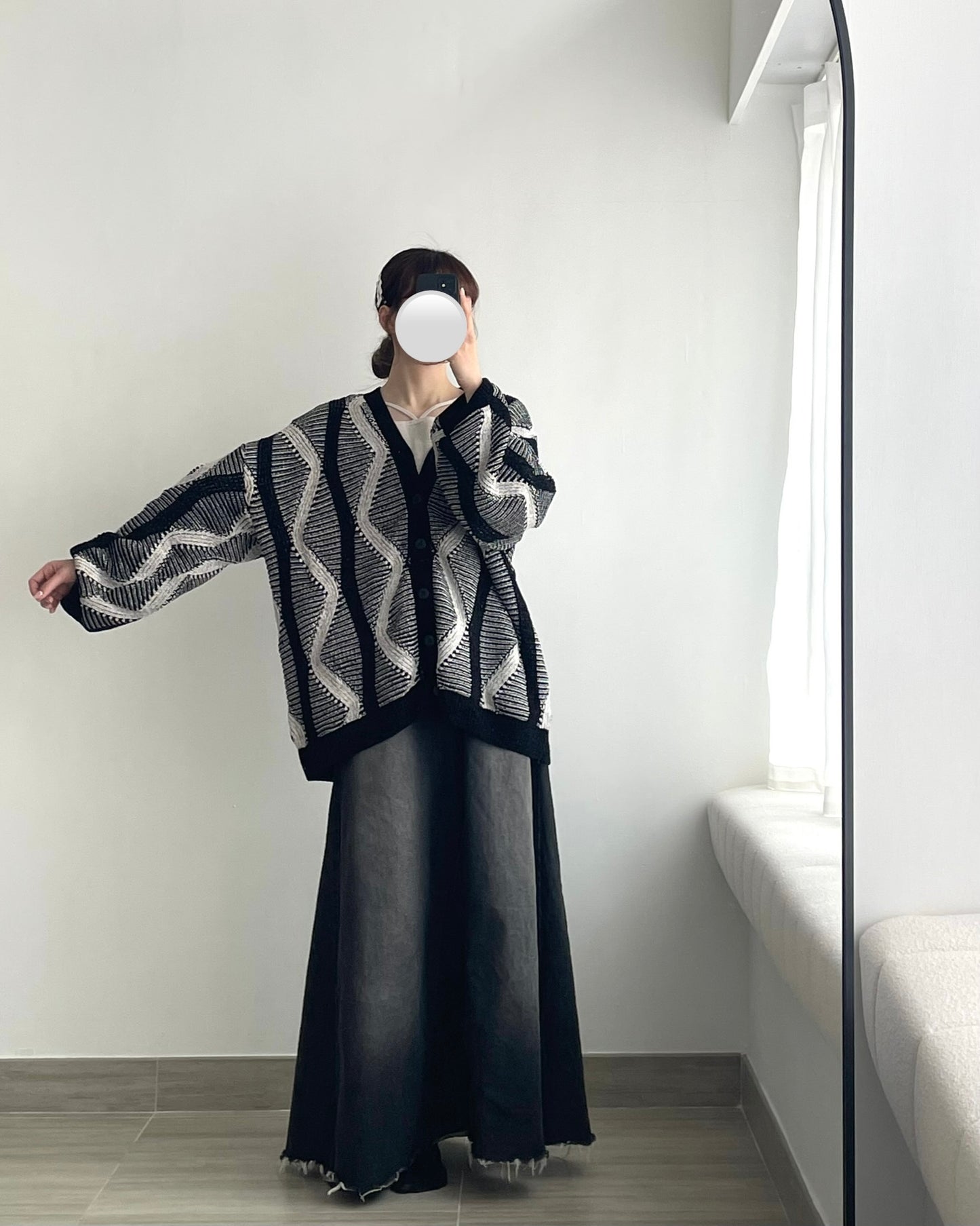 不規則紋外套♾️