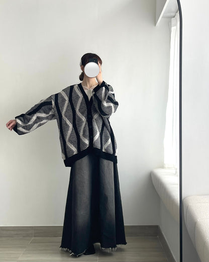 不規則紋外套♾️