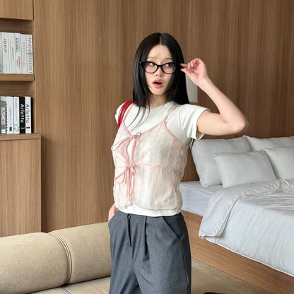 Double little ribbon layer