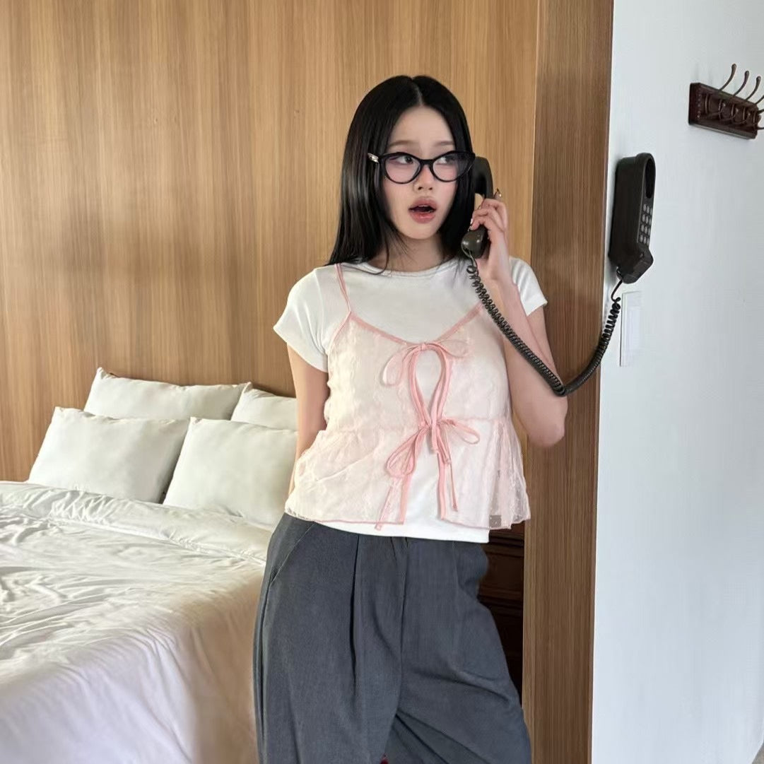 Double little ribbon layer