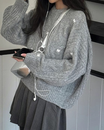 mini ribbon sweater