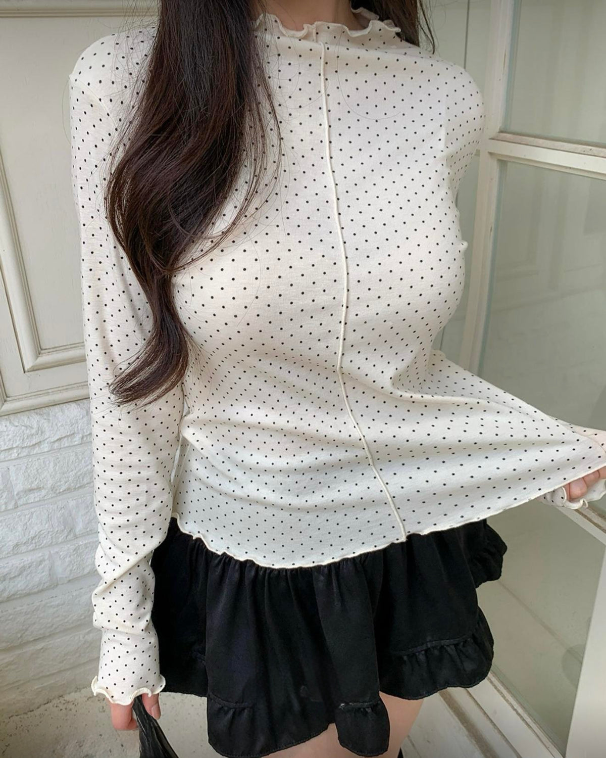 點點波浪邊打底