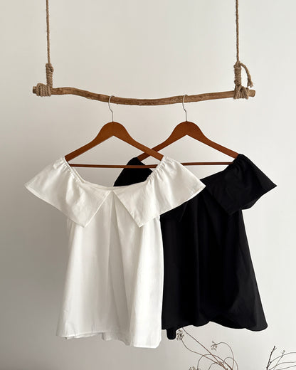 Bow off-shoulder top ꔫ