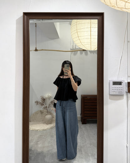 ʚɞMona 2way blouse(with belt)