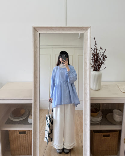 ruffle邊bb綿裙褲