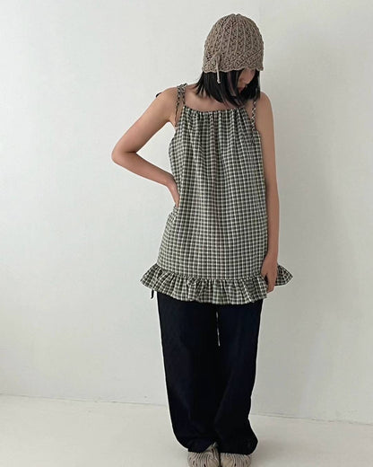 🎾Bobo lattice dress