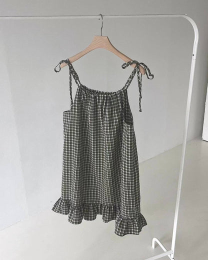 🎾Bobo lattice dress