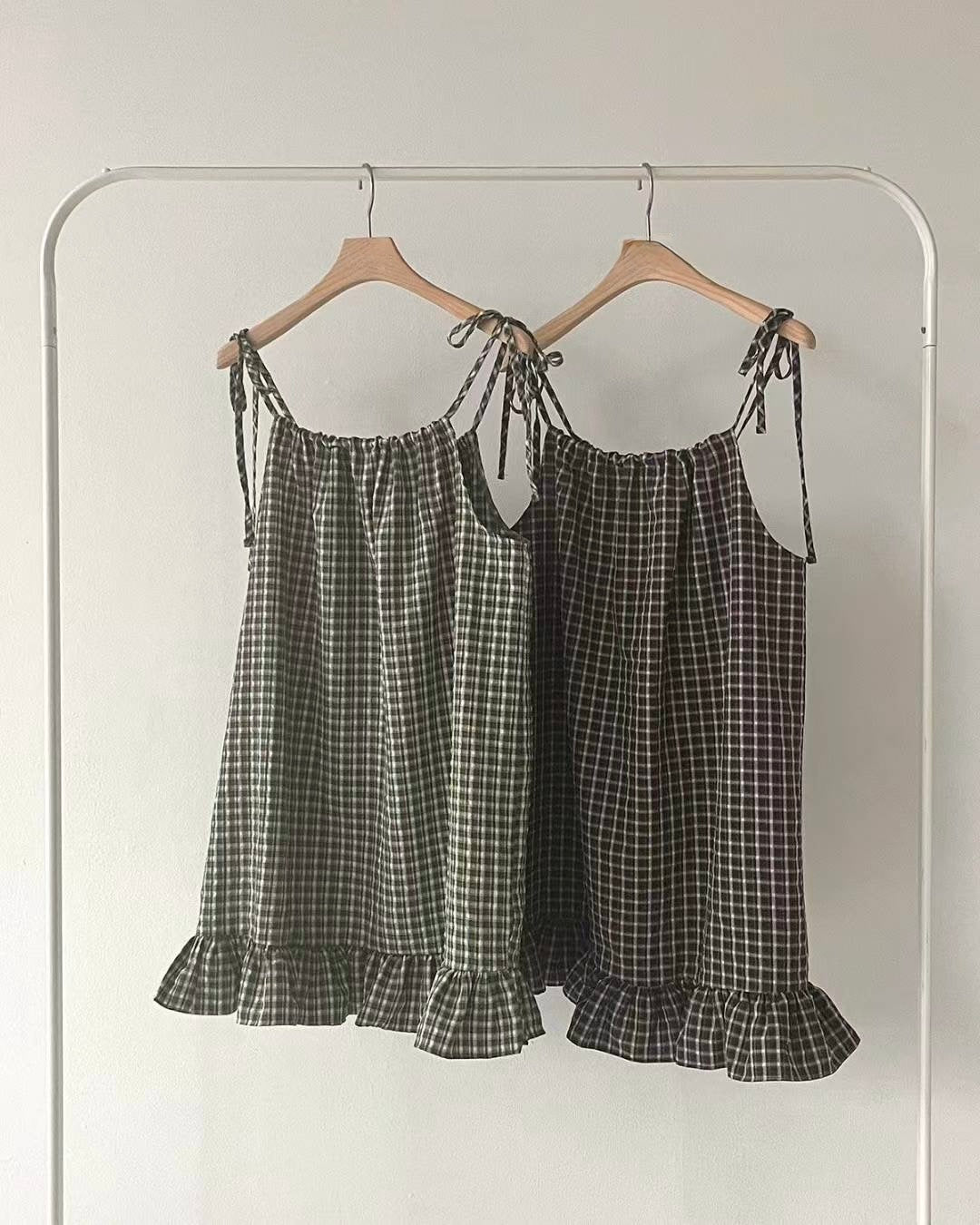 🎾Bobo lattice dress