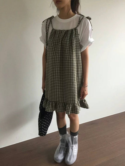 🎾Bobo lattice dress