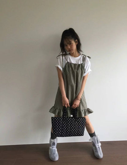 🎾Bobo lattice dress