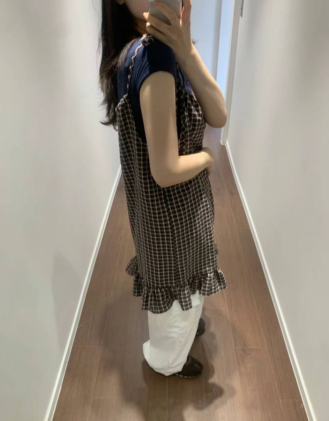 🎾Bobo lattice dress