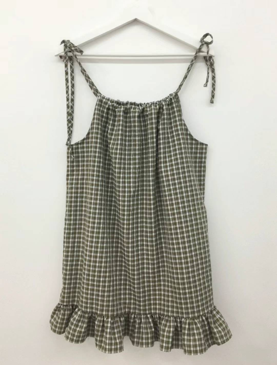 🎾Bobo lattice dress