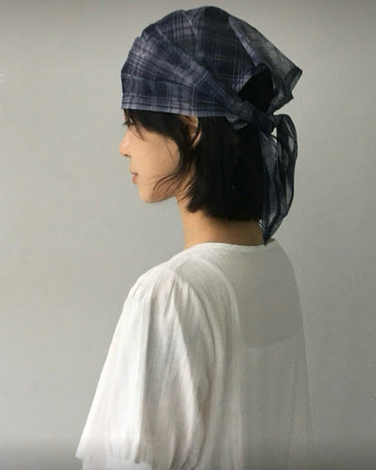 checked scarf