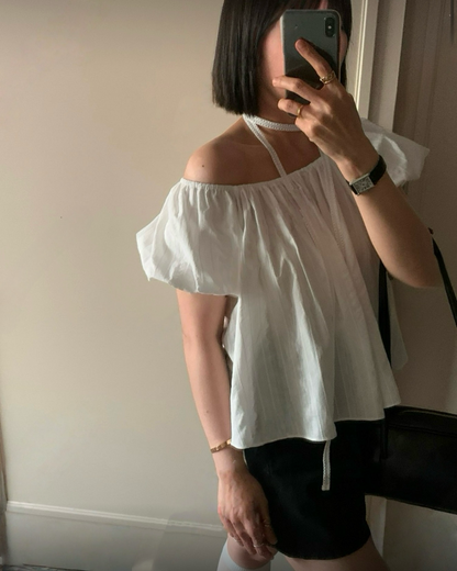 ʚɞMona 2way blouse(with belt)