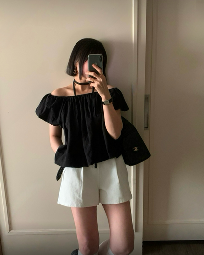 ʚɞMona 2way blouse(with belt)