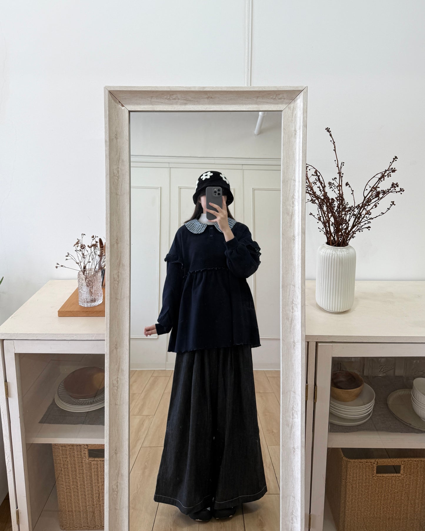 Dolly check sweatshirt🫜