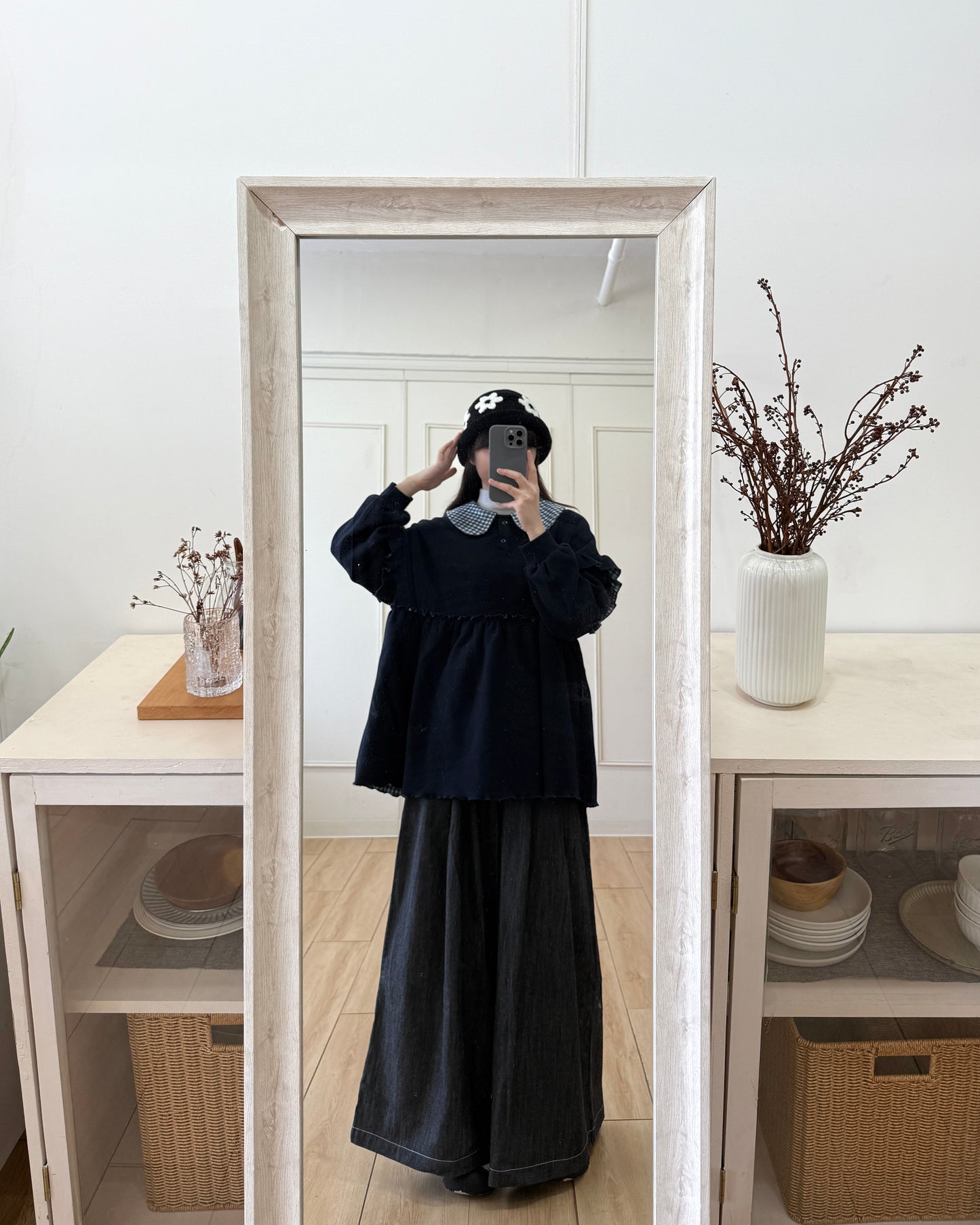 Dolly check sweatshirt🫜