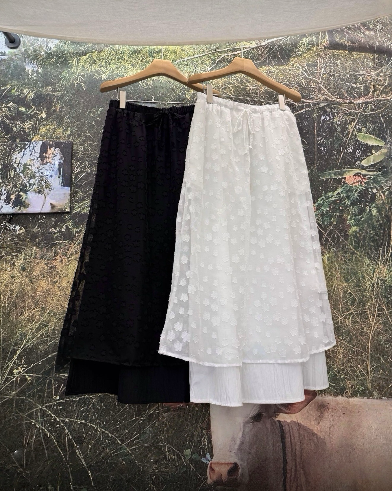 Blooming layers skirt🍿