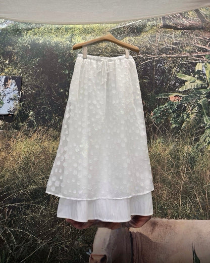 Blooming layers skirt🍿