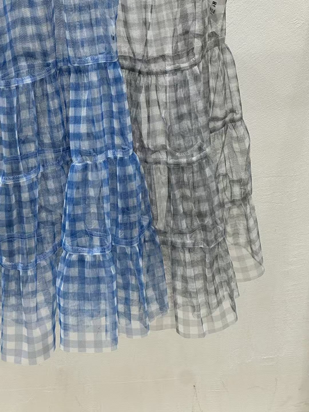 透紗格仔吊帶layer