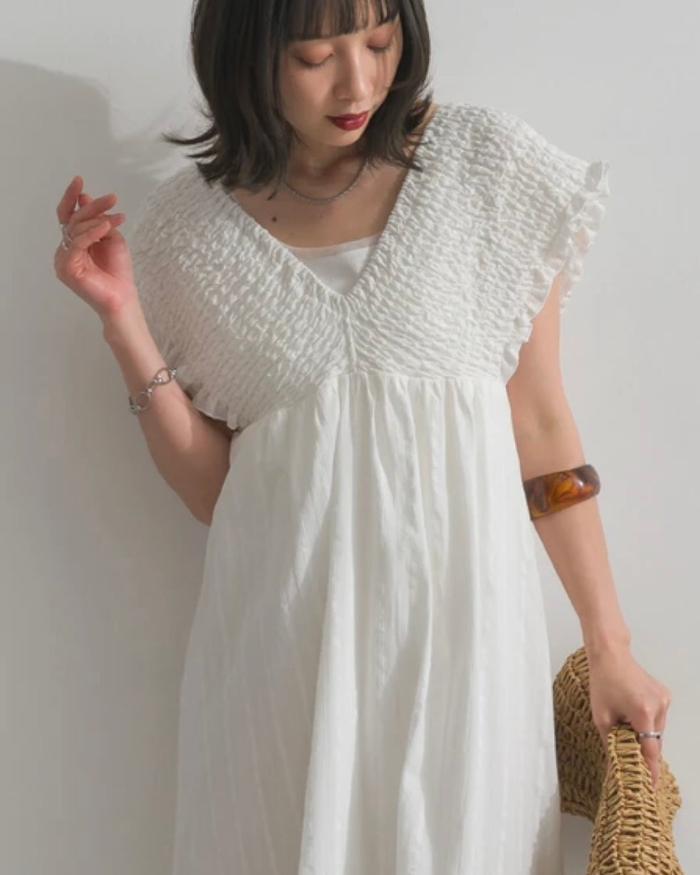 Mina shirring dress 2.0